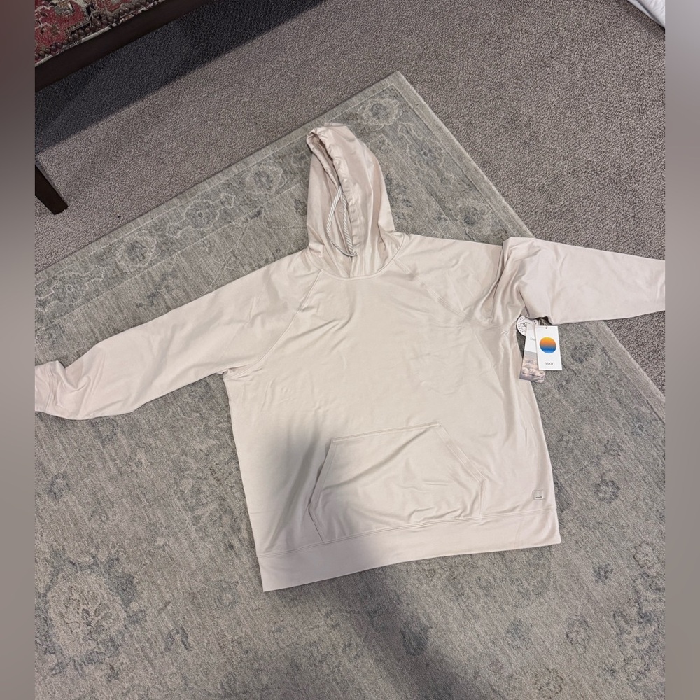 Viori Halo Oversized Hoodie in milkweed heather NWT